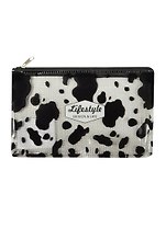 Папка на молнии B6 "Animal print" пластиковая, ассорти, Languo
