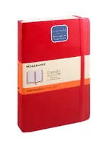 Книга для записей А5 200л лин. "CLASSIC SOFT EXPANDED Large" мягк.обл., красный, резинка, 2 ляссе, Moleskine
