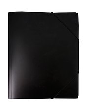 Папка, Expert Complete, Premier, А4, 1 отделение, на резинке, черная