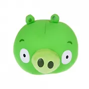 Игрушка-антистресс Злая свинья зеленая (20 см) (А051)