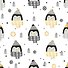 Бумага упаковочная 70*100см "Black.Gold.Whitel" НГ,инд.уп., ассорти - 1