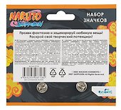 Набор значков «Naruto Чибики Шиппуден Нартуо», металл, 2 штуки - 1