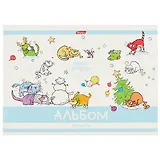 Альбом для рисования Hatber, "Забавные истории", А4, 32 листа, в ассортименте