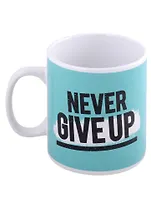 Кружка Never give up (керамика) (900мл) (12-06820-NG707)
