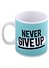 Кружка Never give up (керамика) (900мл) (12-06820-NG707) - 0