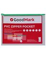 Папка на молнии А4 прозрачная, GoodMark