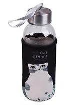 Бутылка в чехле Cat & Plant (стекло) (300мл)
