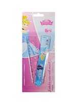 Линейка 30см "Princess", раскладная с трафаретом, Академия Групп