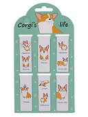 Магнитные закладки «Corgis Life», 6 штук - 1