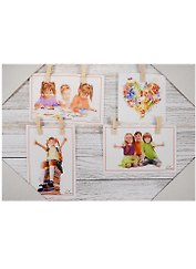 Настенный декор-доска для заметок и фотографий (40х30см) (8181005)