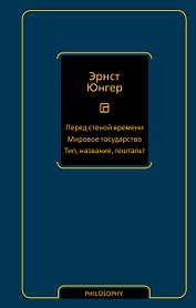 Перед стеной времени. Мировое государство. Тип, название, гештальт