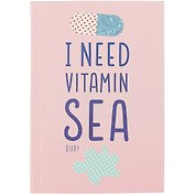Ежедневник недатированный «Vitamin sea» А6+, 128 листов, Listoff