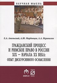 Гражданский процесс и римское право в России XIX - начала ХХ вв.: опыт дискурсивного осмысления