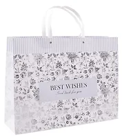 Пакет А3 44*32,5*12 "Best wishes" жен., бум.мат.ламинат
