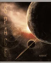 Тетрадь в клетку Listoff, Space, 48 листов, в ассортименте