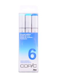 Набор маркеров Copic Sketch Color Fusion 6 3цв
