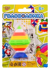 Головоломка Пирамидка, в блистере