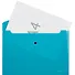 Папка-конверт А4 на кнопке "Matt Vivid" непрозр.пластик, бирюзовый, Erich Krause - 1