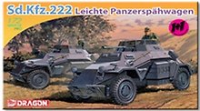 ЗВ Бронетранспортер Sd.Kfz.222 Leichte Panzerspahwagen (7393) (1:72) (коробка)
