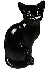 Фигурка Кошка 20см (черная) (162-246)