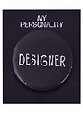 Значок круглый Designer (черный) (металл) (38см) (ЗН2021-001)