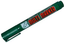 Маркер перманентный «Multi Marker» зеленый 1-2 мм, Crown