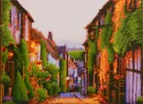 Алмазная мозаика ТМ Рыжий кот (класс.) 40х50см (26цв.) Вечерняя улочка AC4065