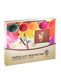 Декоративное панно из дерева Пион LTH-H001-S (Набор для творчества)