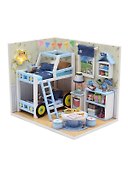 Интерьерный конструктор Румбокс «Комната мальчишек», Mini House DIY - 1