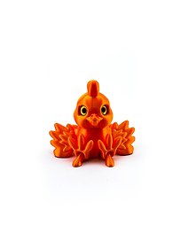 Фигурка 3D Цыплёнок Чик (пластик) (8х7) (02001999)