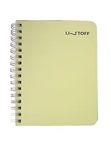 Записная книжка А6 80л кл. "Foliage" пласт.обл., спираль