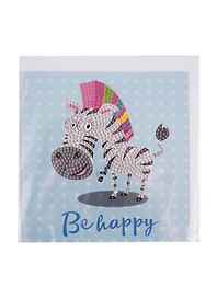 Набор для творчества Mazari Creative. Алмазная мозаика «BE HAPPY №2», 15 х 15 см