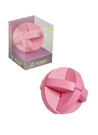 Головоломка 3D деревянная фуксия