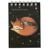 Блокнот «Волшебные лисы», клетка, 40 листов, А7