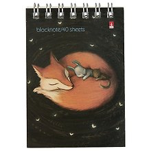 Блокнот «Волшебные лисы», клетка, 40 листов, А7