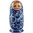 Матрешка 7 в 1 (Гжель, Эскиз 01) (М07220401) - 0