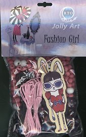 Набор для создания украшений из деревянных бусин Jolly Art (WBS.007) (упаковка)