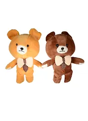 Плюш медведь с бантиком, 16 см, цвета в ассортименте (15-01360-9)