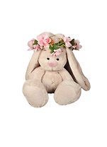 Мягкая игрушка Зайка Ми в веночке из цветов (15см) (SidXm114)