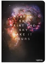 Тетрадь в клетку Lenwa, Starry sky, B5, 48 листов
