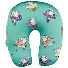 Подушка на шею антистресс «Kitty ballerina», (35х35 см)