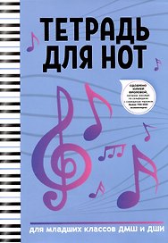 Тетрадь для нот «Ноты» 16 листов, А4 - Феникс+