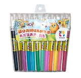 Краски акварельные 12цв "HOBBY" волшебные кисточки 8мл, пл.уп., подвес, Silwerhof