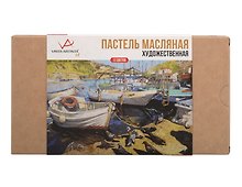 Пастель художественная масляная 12цв базовый, к/к, VISTA-ARTISTA