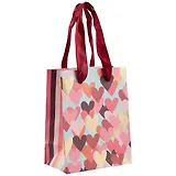 Пакет А6 14*11*6 "Color Hearts" жен., бум.мат.ламинат