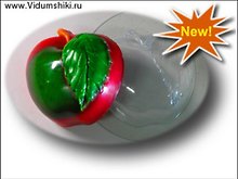 Пластиковая форма для мыла Яблочко