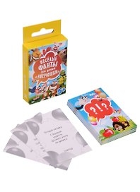 Весёлые фанты для детей. Зверюшки (45 карточек) 5+ арт.К27350
