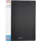 Папка 20ф А4 "Diamond Original" пластик, карман на корешке, черный, Erich Krause