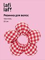 Резиночка Цветок Клеточка (текстиль) (10см) (12-2025093-24) (Lafilaf)