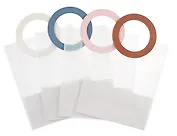 Пакет А6 21*20*10 прозрачный, с кругл. ручками, пластик